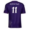 Virallinen Fanipaita Real Madrid Rodrygo 11 Neljäs Pelipaita 2023-24 - Miesten